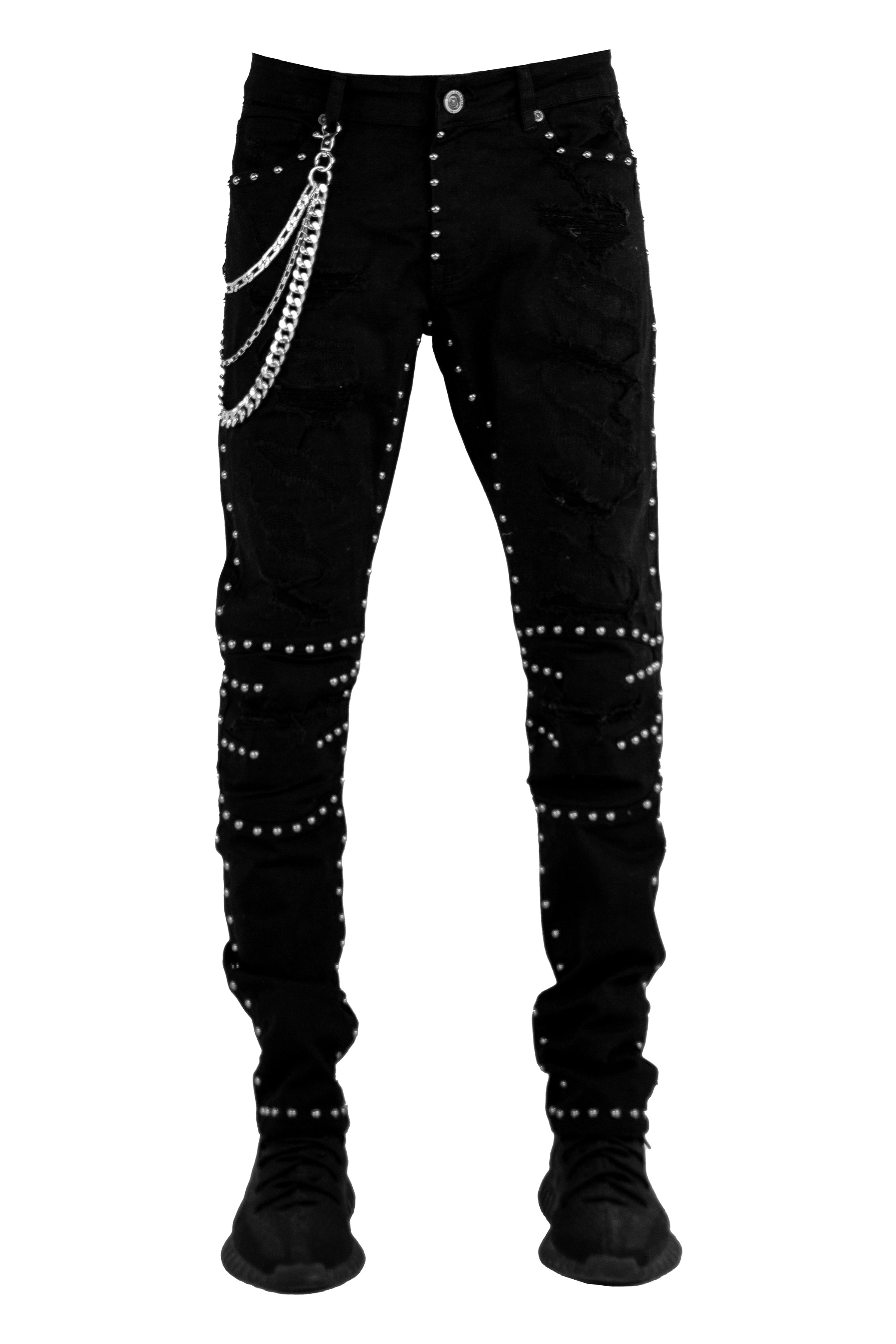 Sterling Distressed Denim - Black