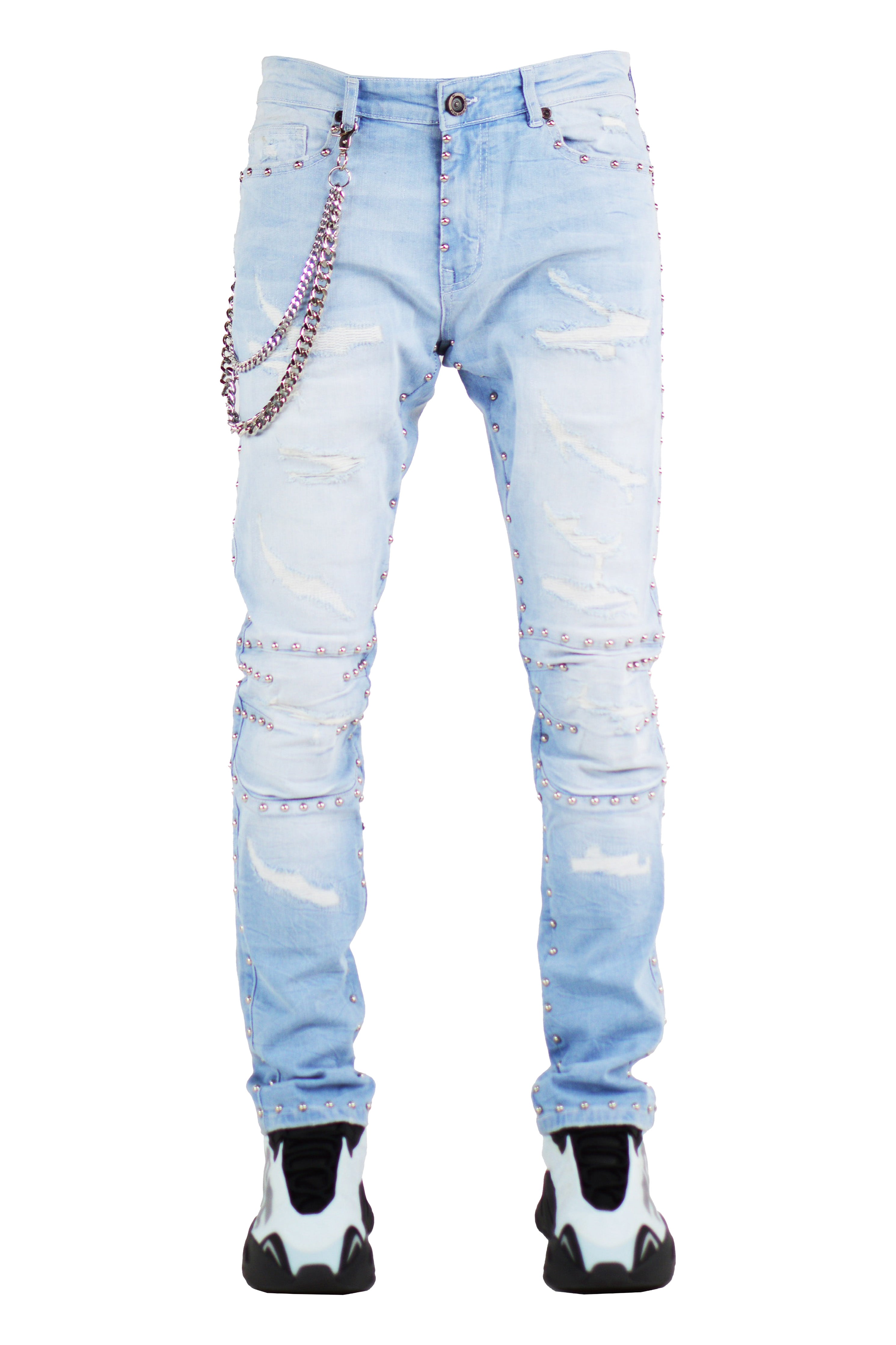 Sterling Distressed Denim - Blue