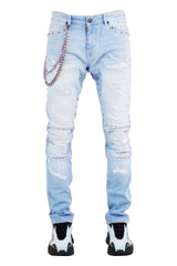 Sterling Distressed Denim - Blue