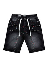"Skittles" Jorts - Black Wash