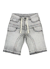 "Skittles" Jorts - Grey