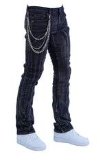 "Raceway" Stacked Denim - Black Wash