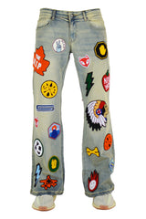 "Patchwork" Baggy Denim - Vintage