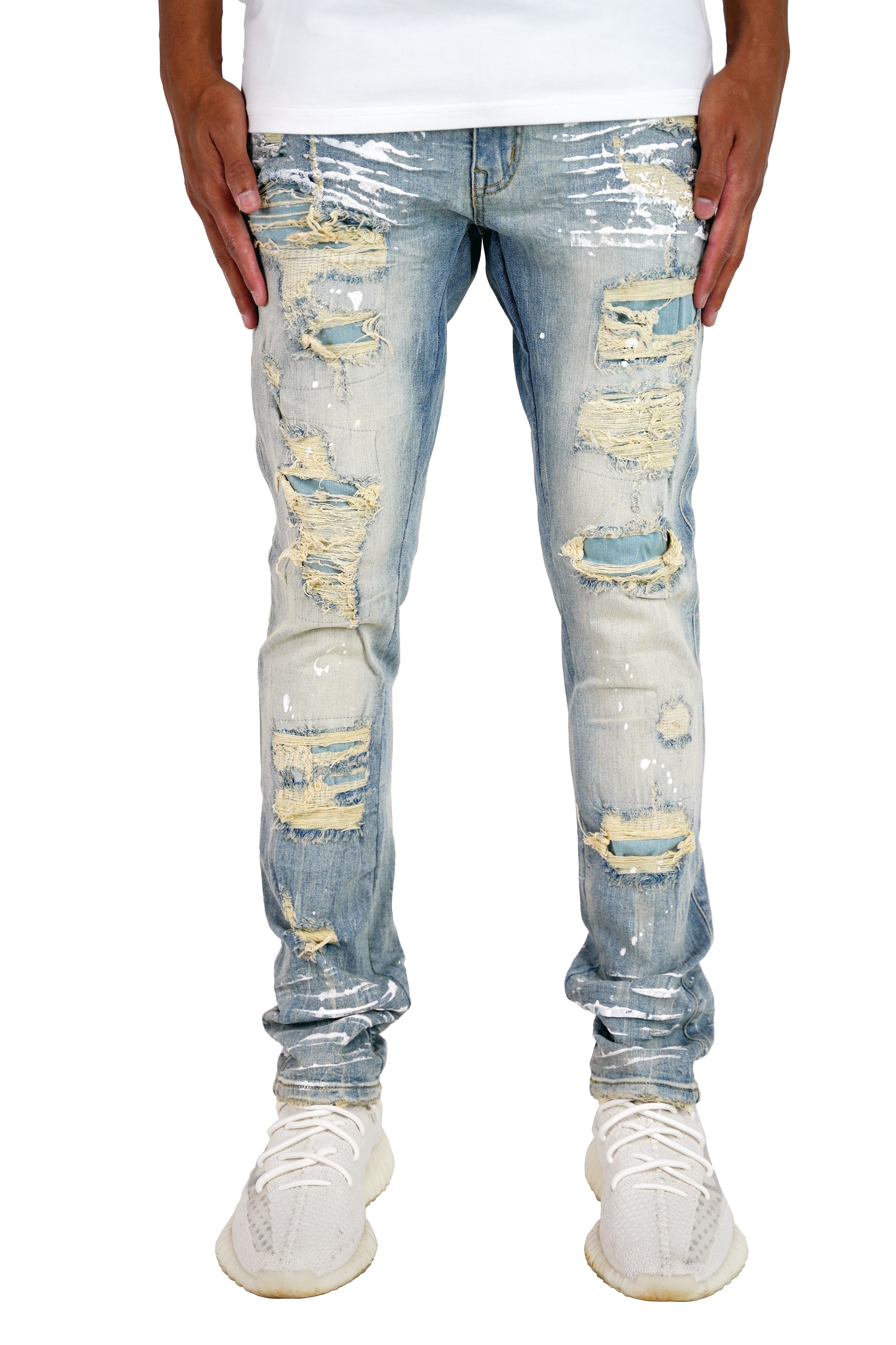 "Antidote" Distressed Denim - Vintage