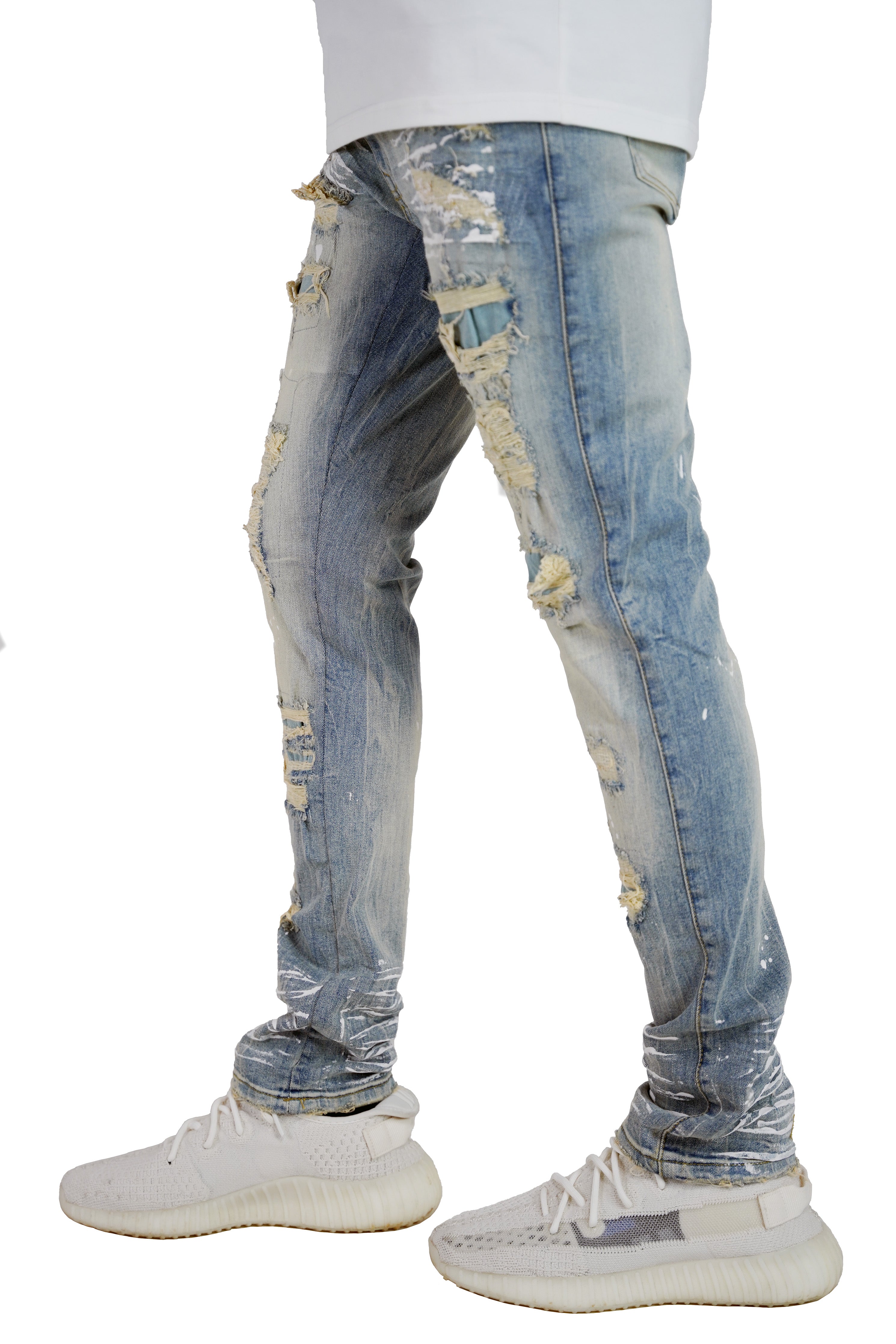"Antidote" Distressed Denim - Vintage