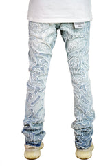 "Cactus" Stacked Denim - Light Wash