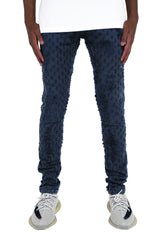 "Hellrazer" Distressed Denim - Black