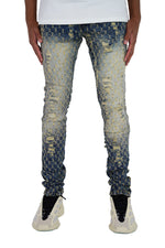 "Hellrazer" Distressed Denim - Vintage