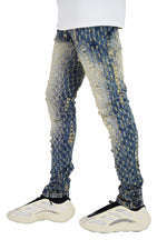 "Hellrazer" Distressed Denim - Vintage