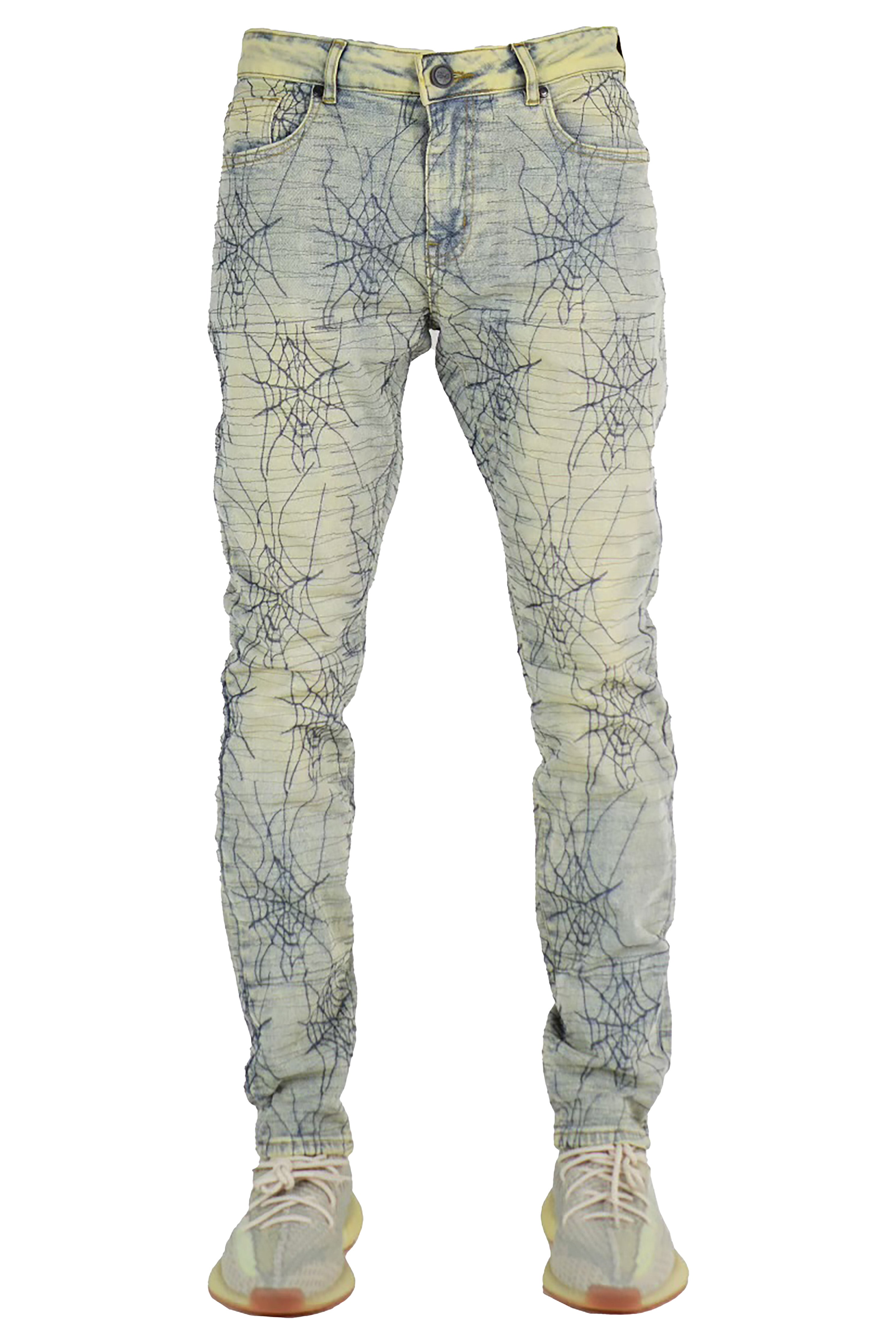 "Spider" Stacked Denim - Vintage
