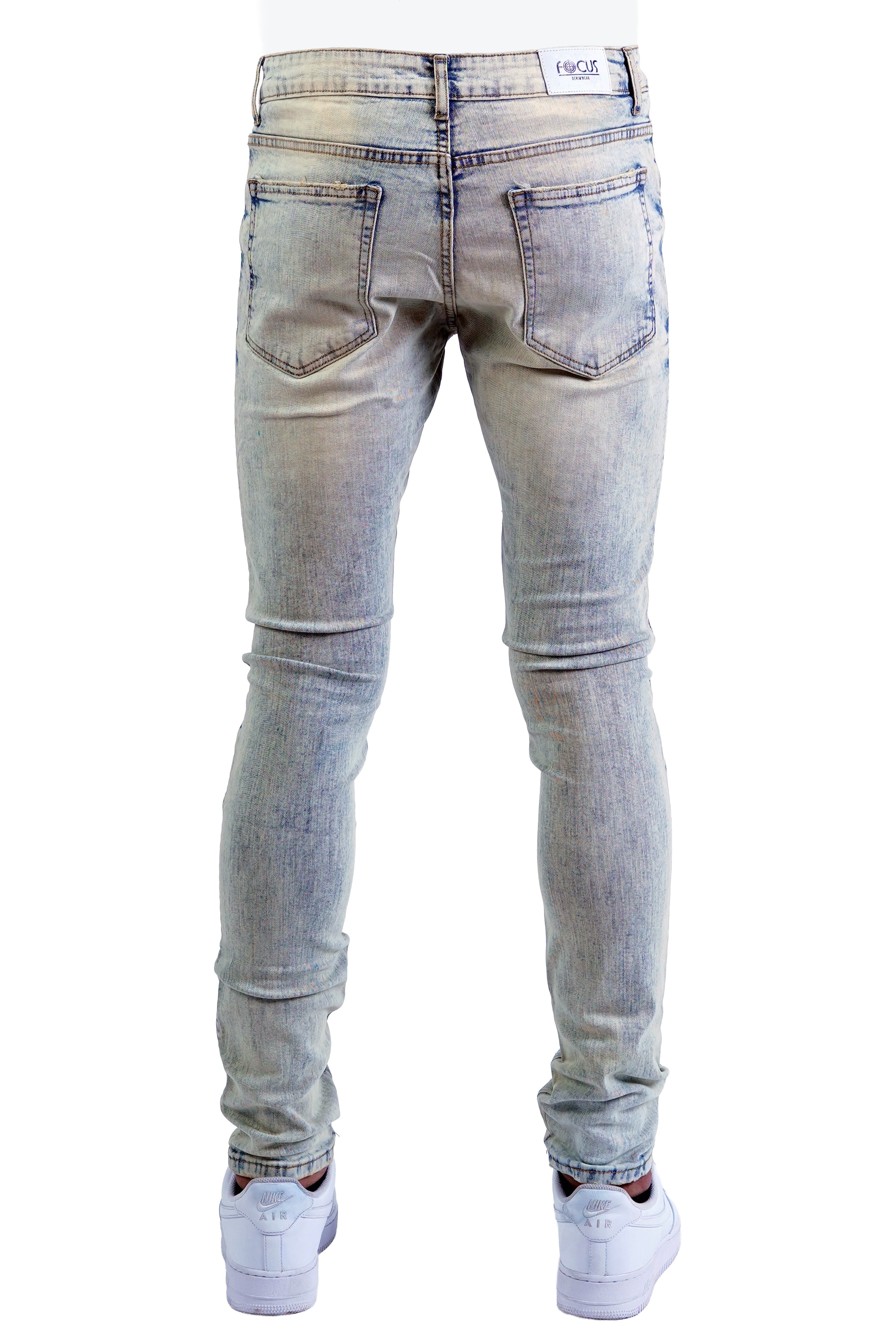"Scab" Distressed Denim - Vintage