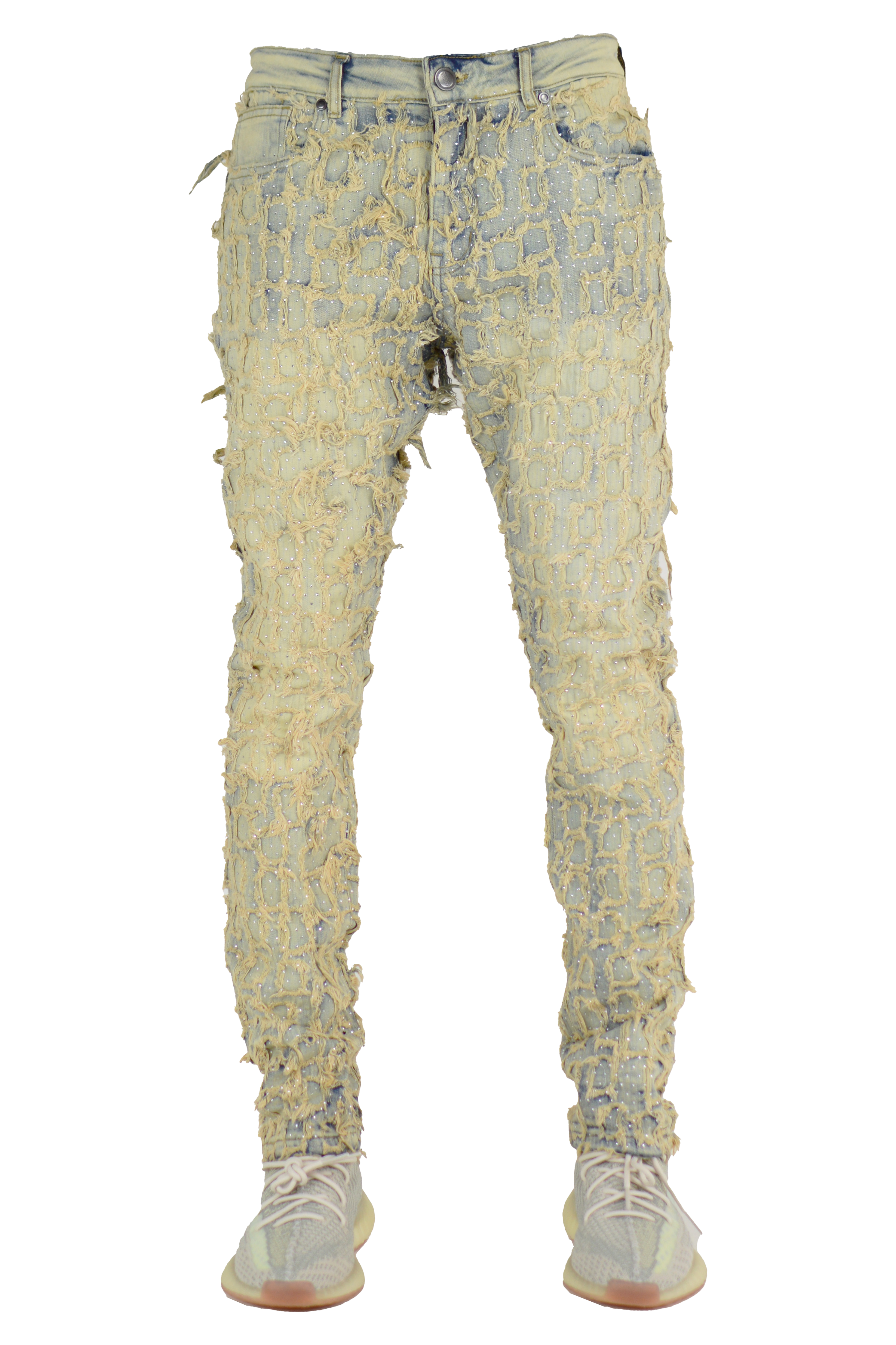 "Stoned" Distressed Denim - Vintage