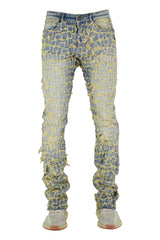 "Stoned" Stacked Denim - Vintage