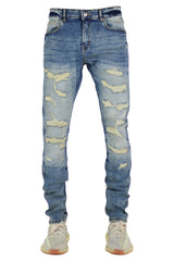 "Steel Blue" Skinny Denim - Vintage