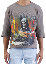 "Timeless" Cropped Tee Harvest