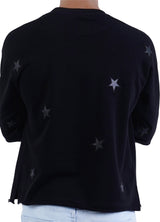 Cowboy Cropped Tee Black