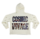 "Racer" Pearl & Rhinestone Hood - Ivory