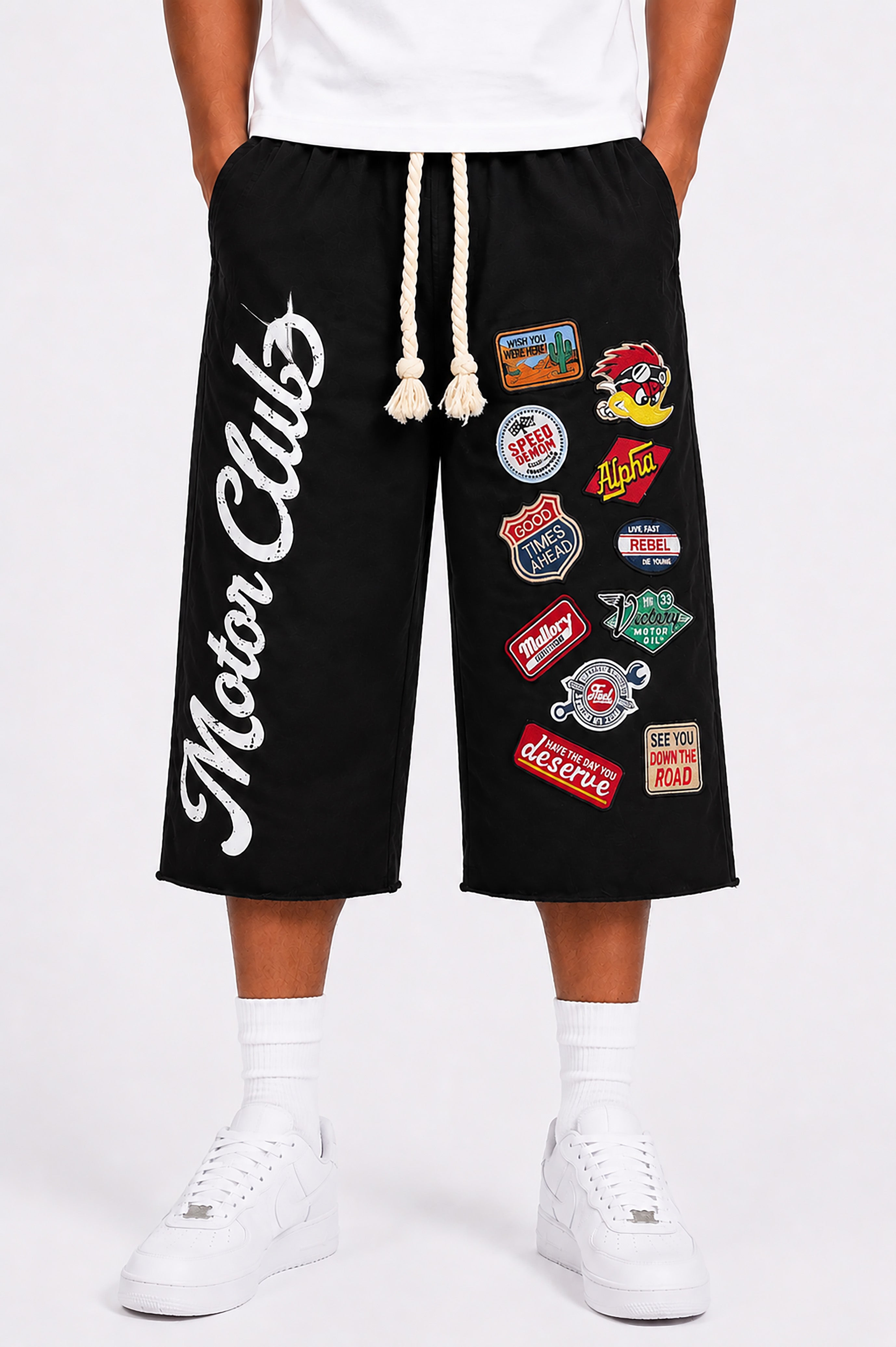 Motor Club Shorts - Black