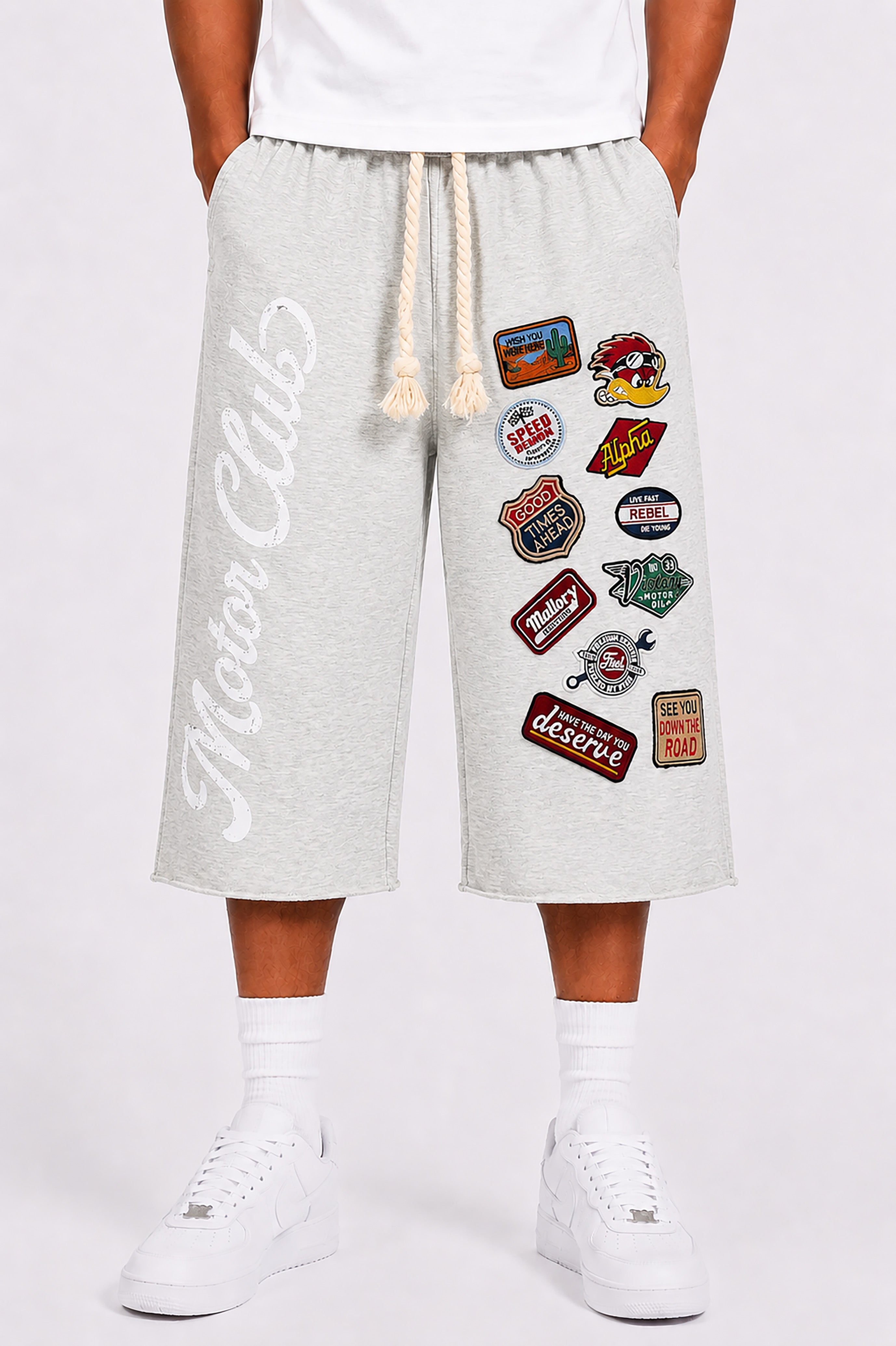 Motor Club Shorts - Grey