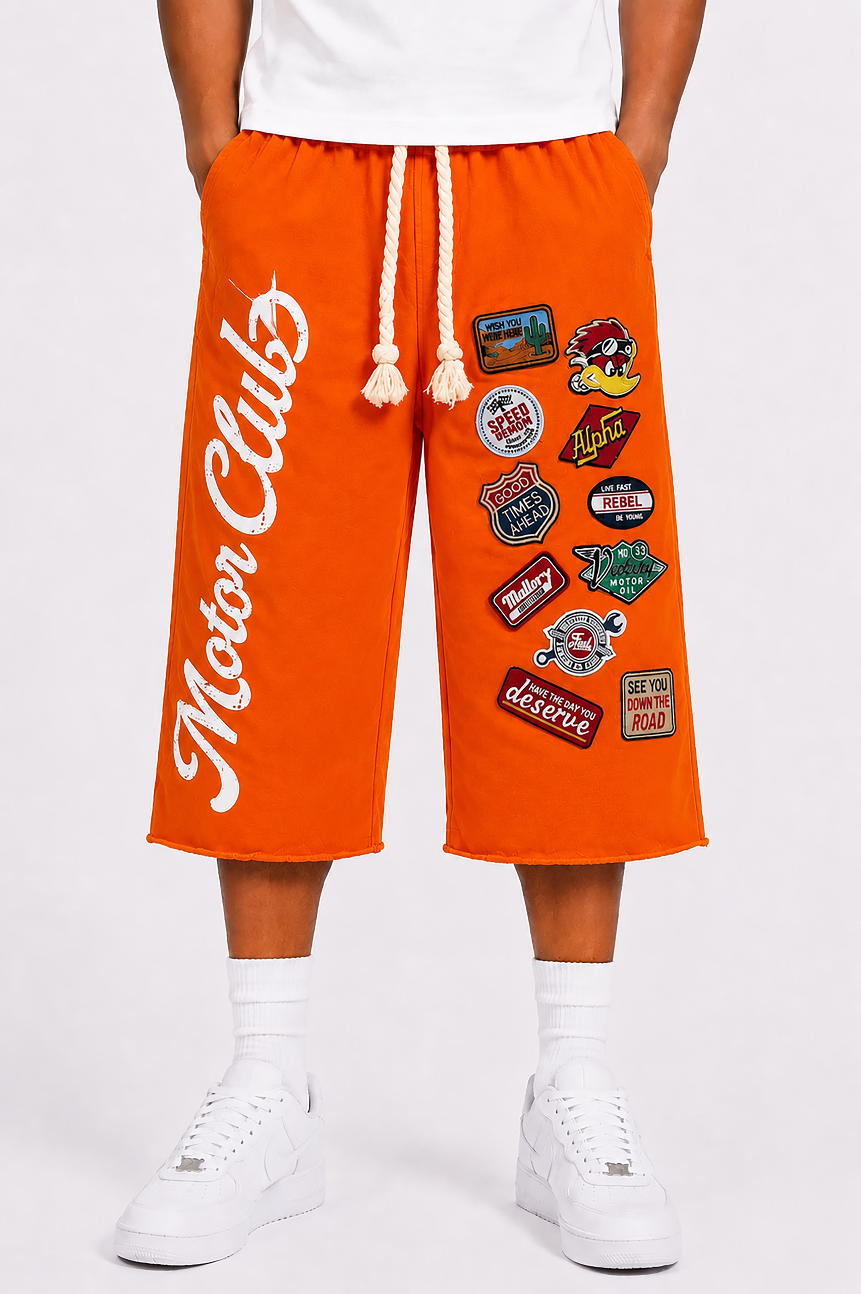 Motor Club Shorts - Orange