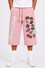 Motor Club Shorts - Pink