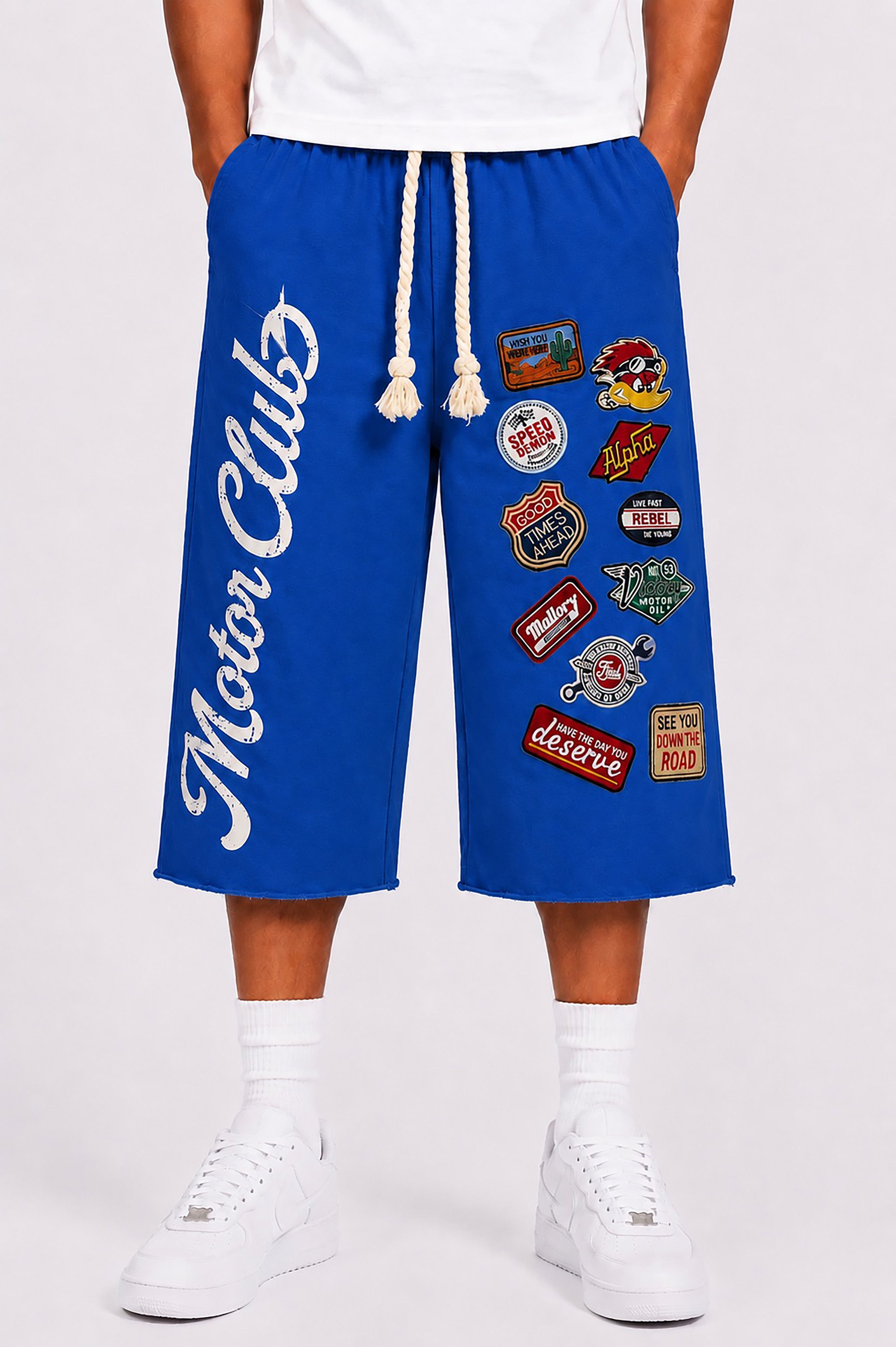 Motor Club Shorts - Blue