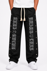 Heartless Nylon Pants - Black