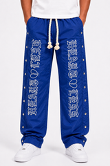 Heartless Nylon Pants - Blue
