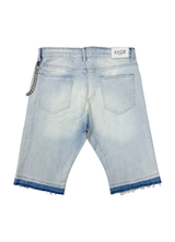 Rhinestone Jorts - Ice Blue