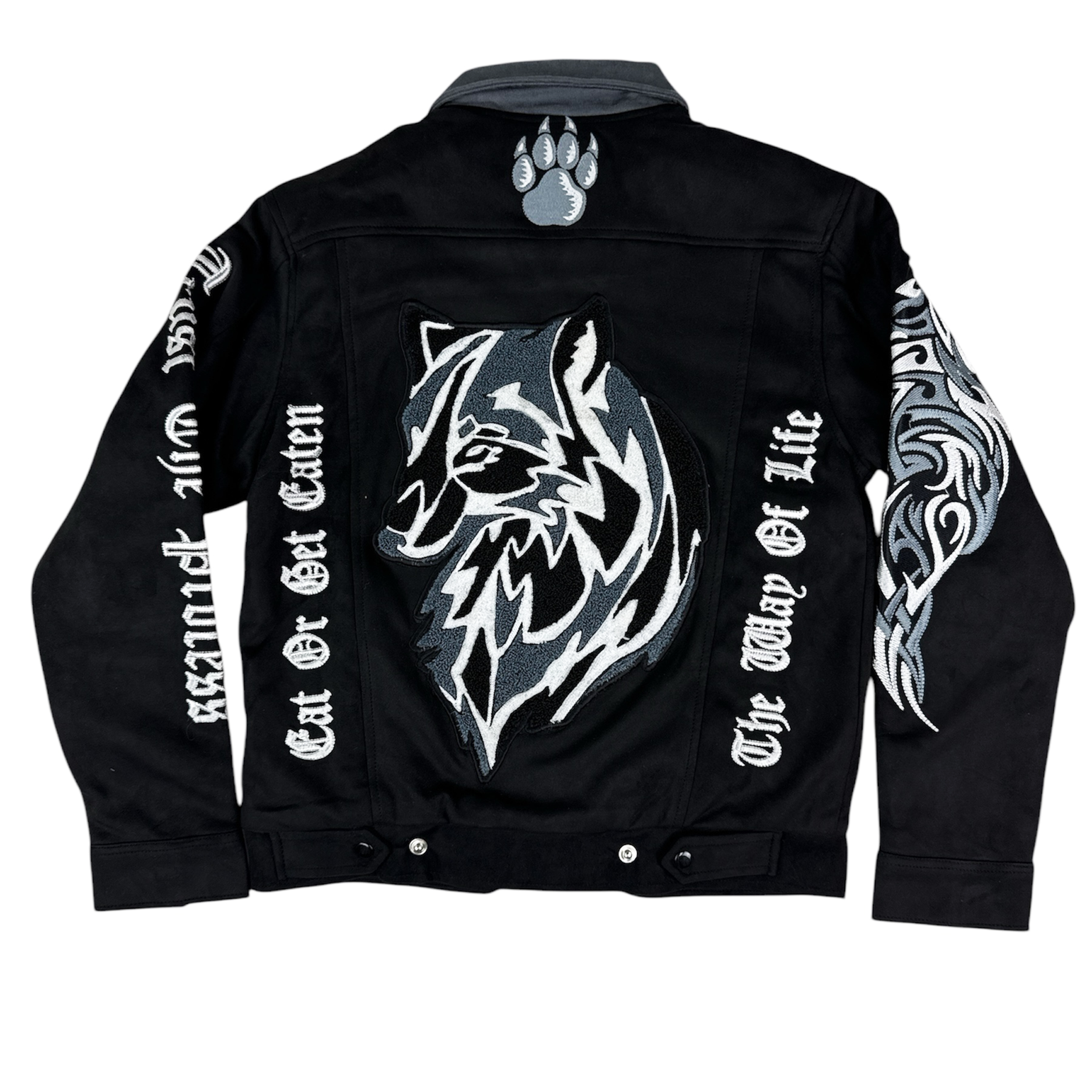 Suede Jacket - Black