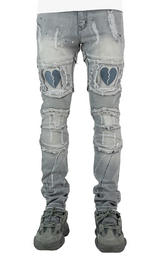Broken Heart Jeans - Grey