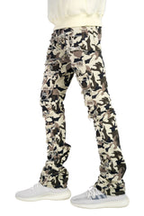 "Valencia" Camo Stacked Denim