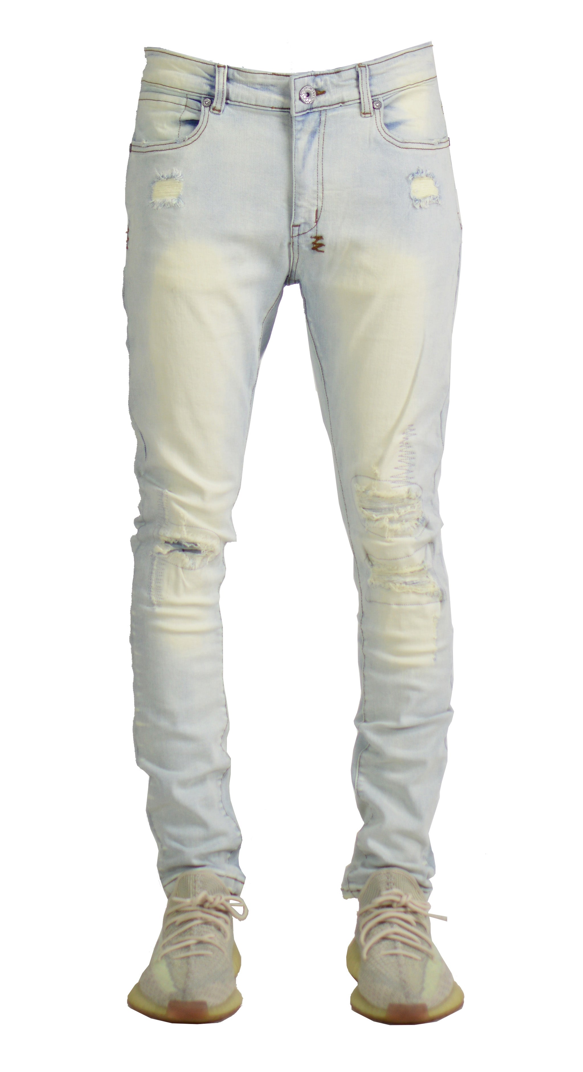 Rip & Repair Clean Denim - Vintage