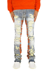 "Heartless" Stacked Denim - Vintage