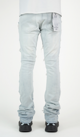 "Arctic Blue" Stacked Denim