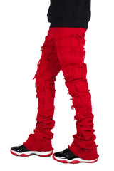 "CRIMSON" Super Stacked Denim