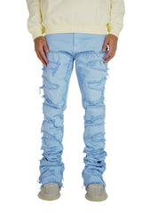 "AZURE" Super Stacked Denim