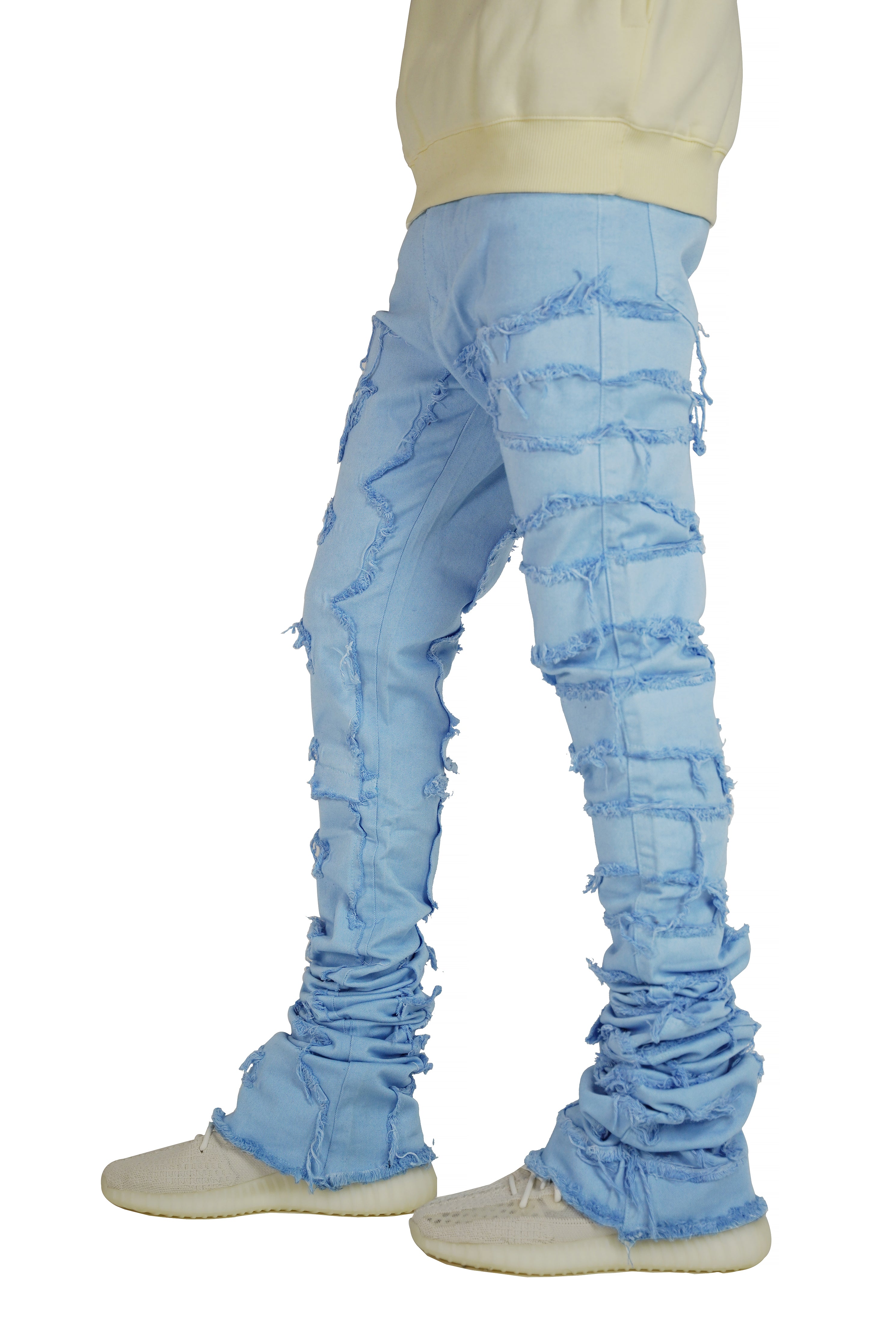 "AZURE" Super Stacked Denim