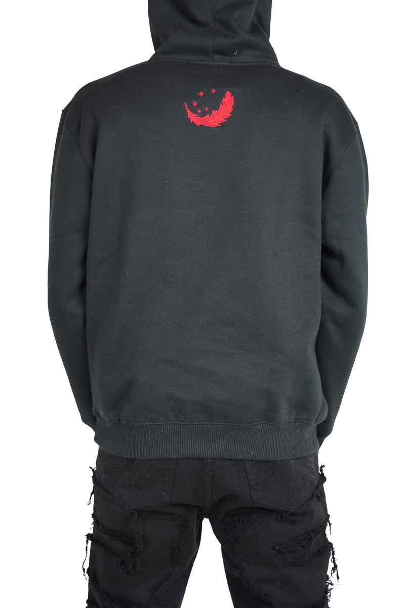Peace & love hoodie - Black