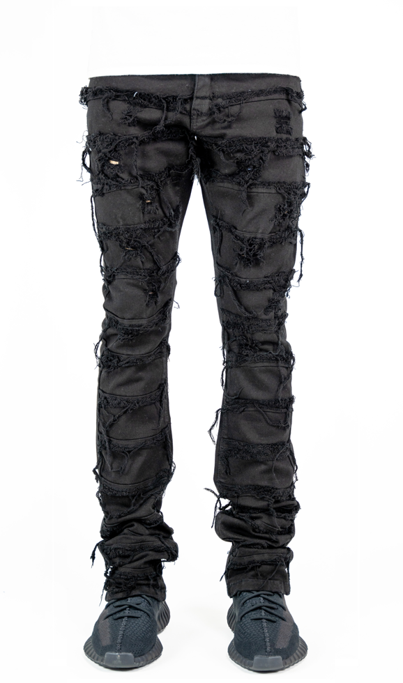 "Onyx" Stacked Denim