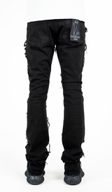 "Onyx" Stacked Denim