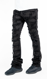"Onyx" Stacked Denim